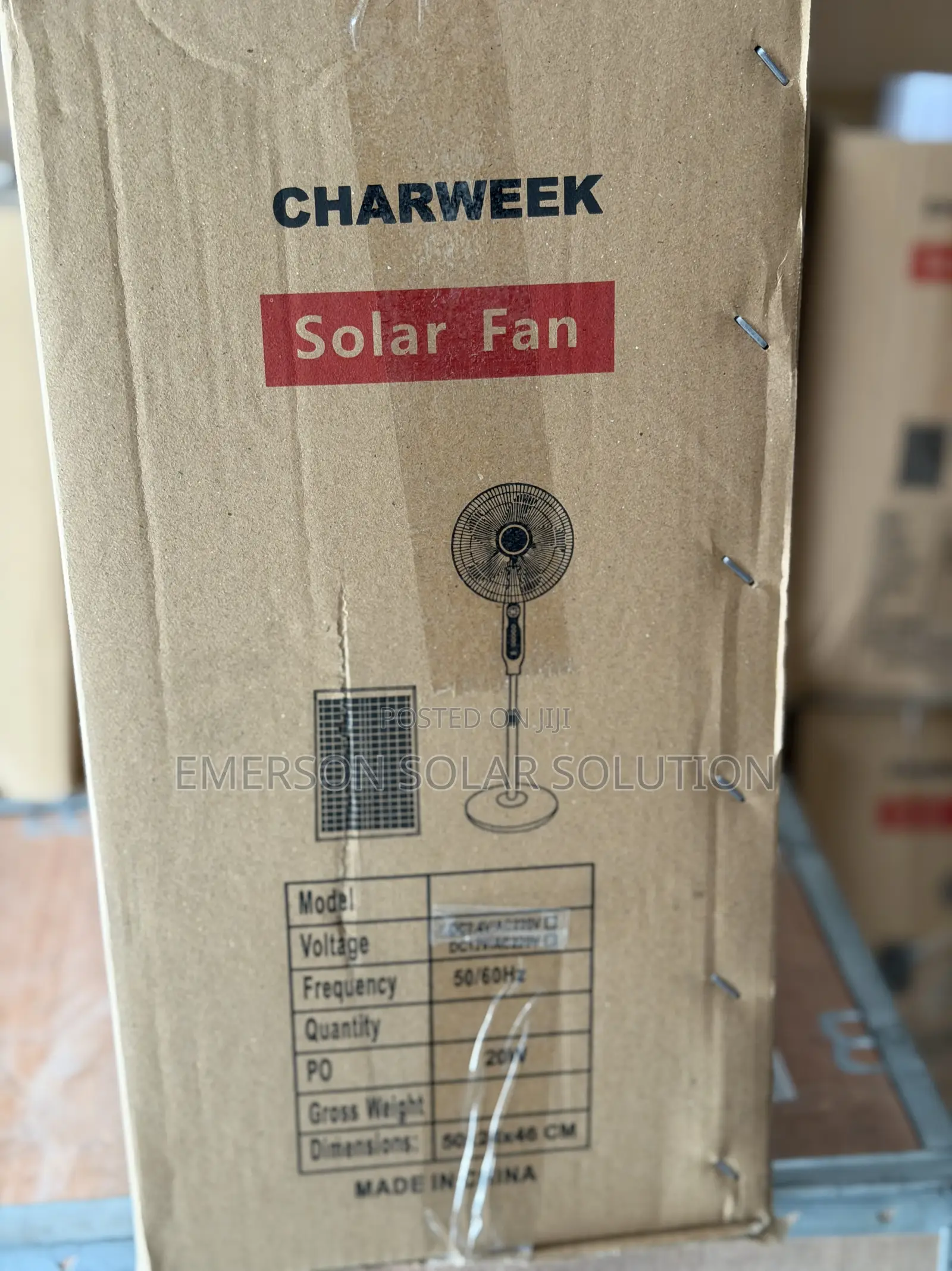 16inches Charweek Solar Fan