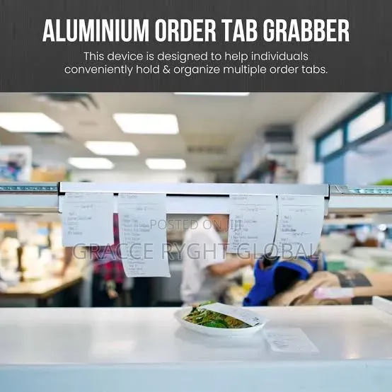 Bill Rail Order Tab Grabber/Docket Rack