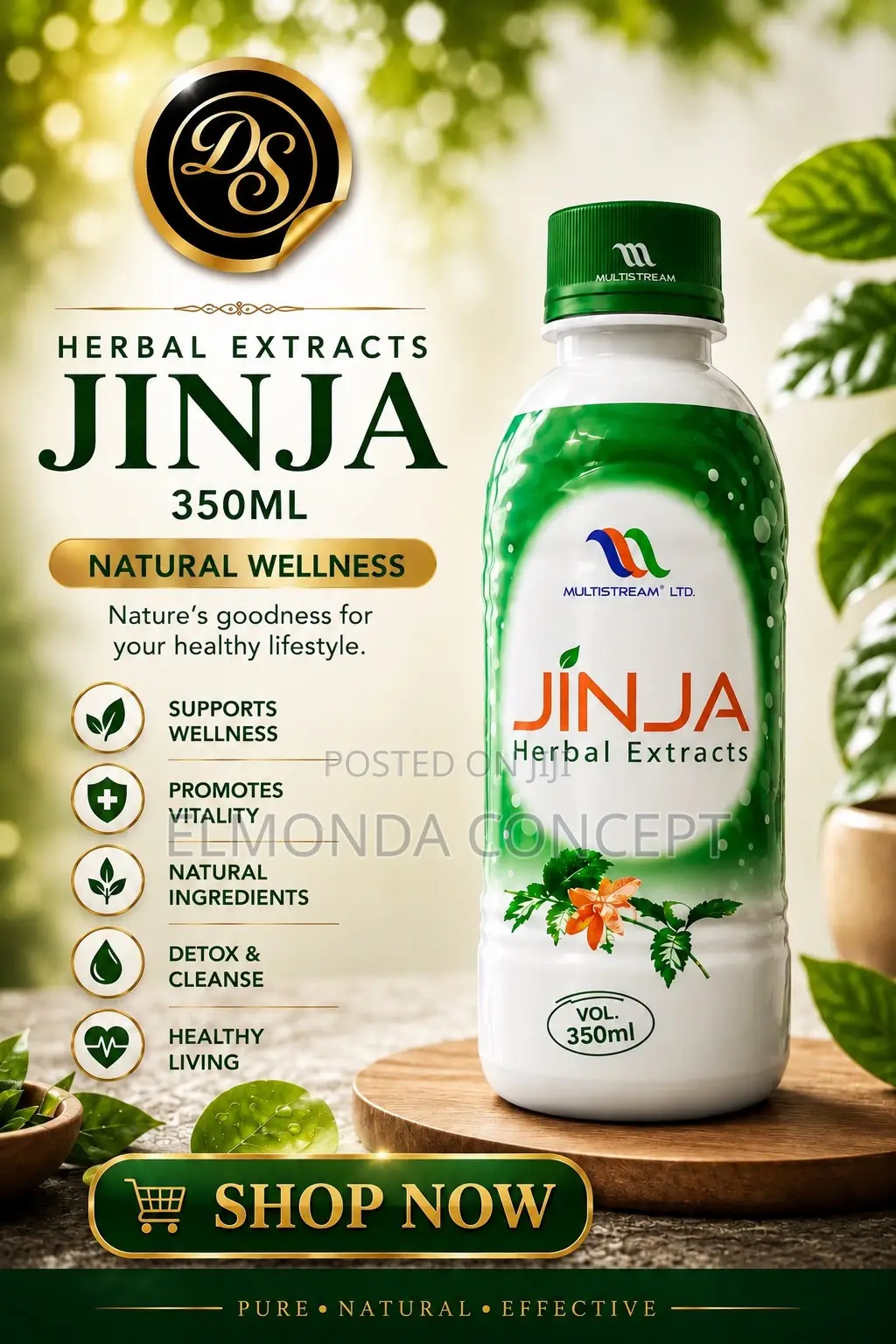 Jinja Herbal Extract 350ml Small Size