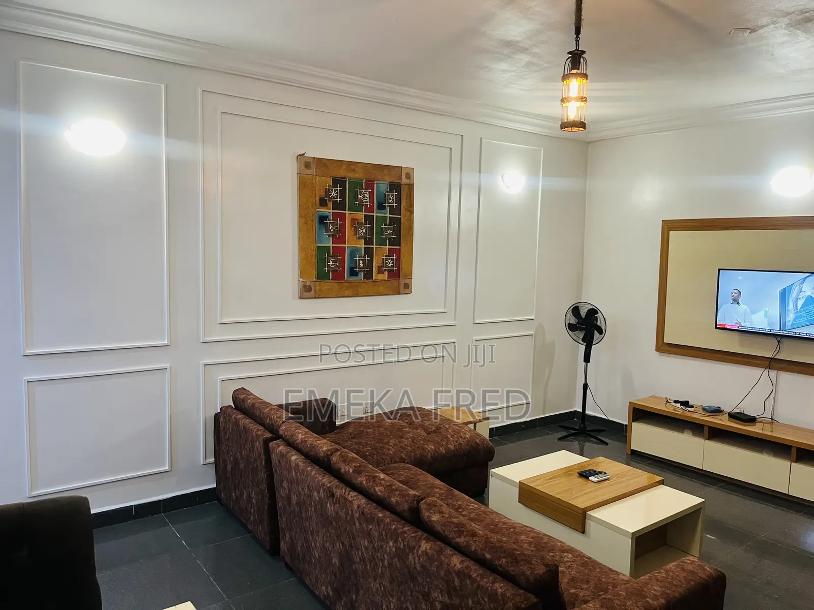 Spacious 1 Bedroom Parlor + Wifi 24hrs Electricity
