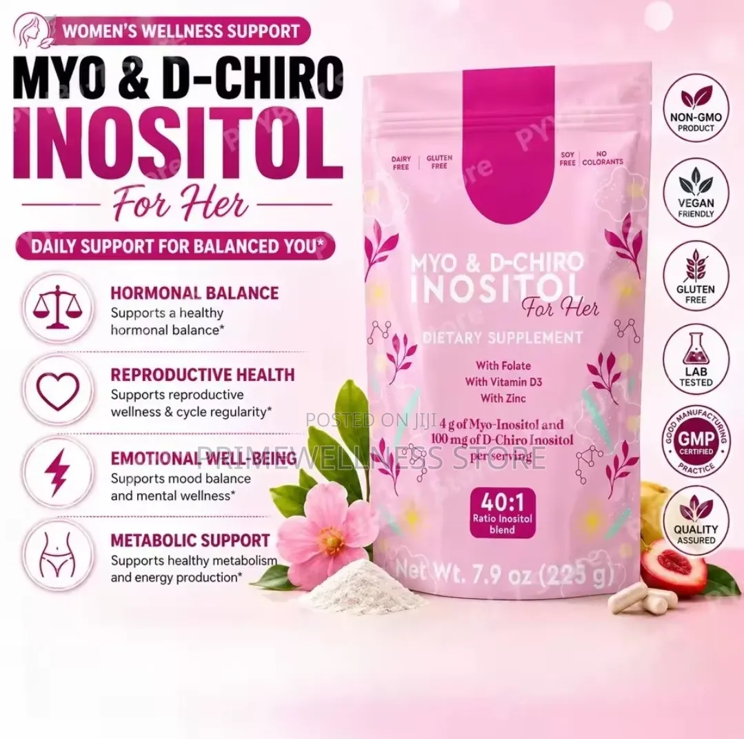 Myo D-Chiro Inositol+Folate+D3+Zinc 225g