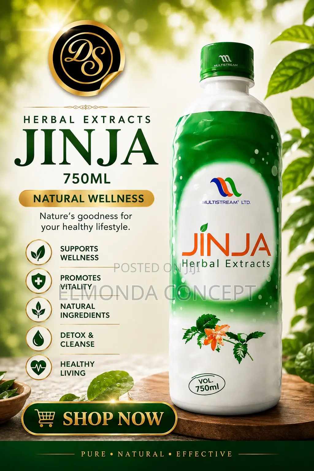 Jinja Herbal Extract 750ml Big Size