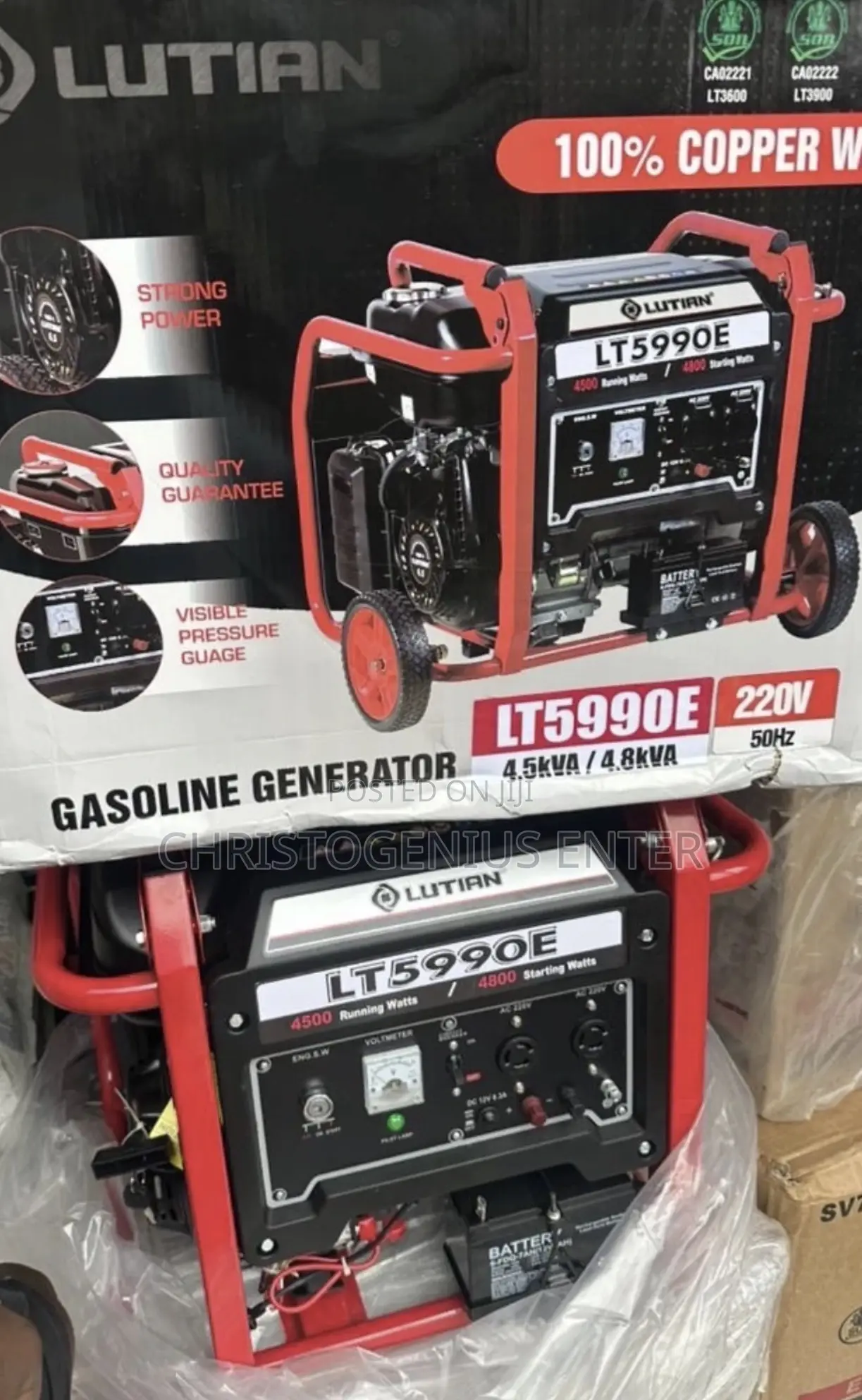 Lutian 5590 Semi-silent Generator