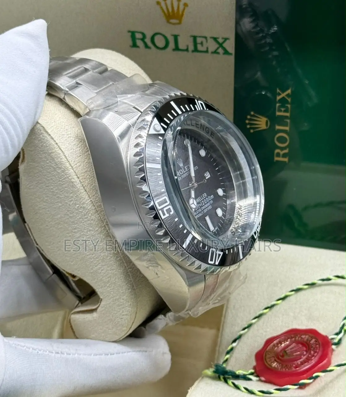 Rolex Quality Luxury Men Chain Wristwatch