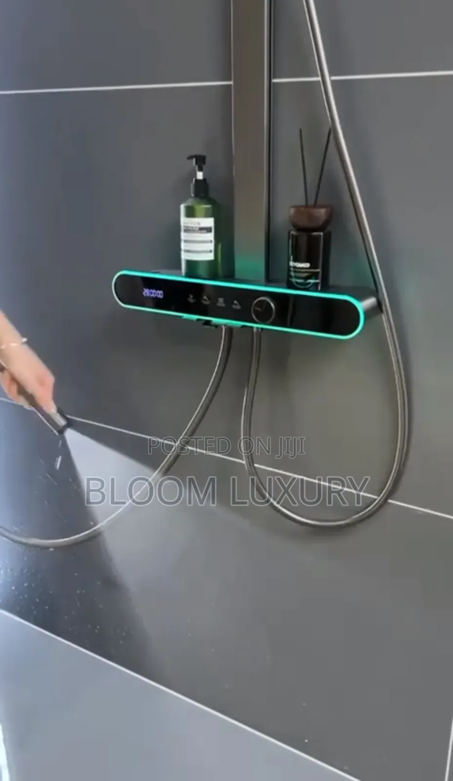 High Quality Thermostatic Grey Shower 