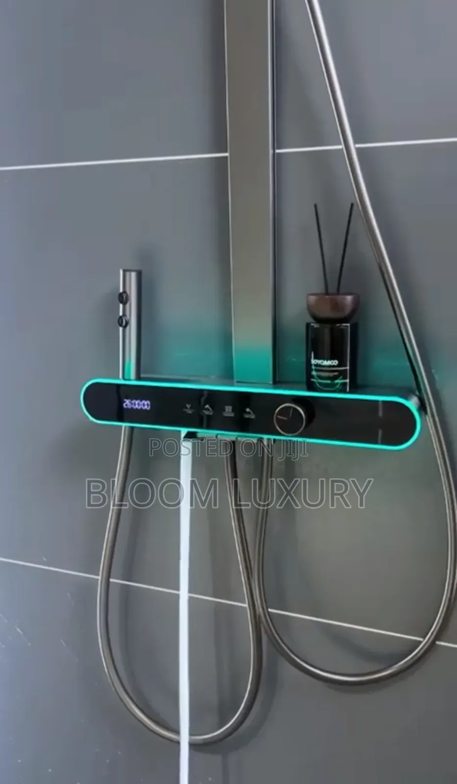 High Quality Thermostatic Grey Shower 