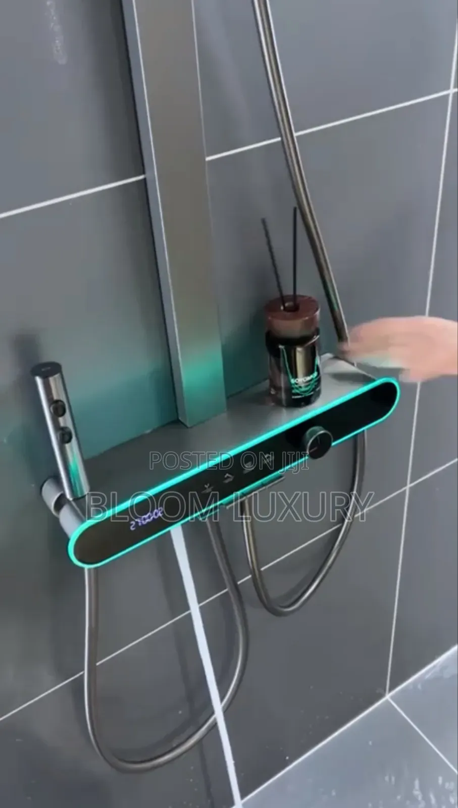 High Quality Thermostatic Grey Shower 