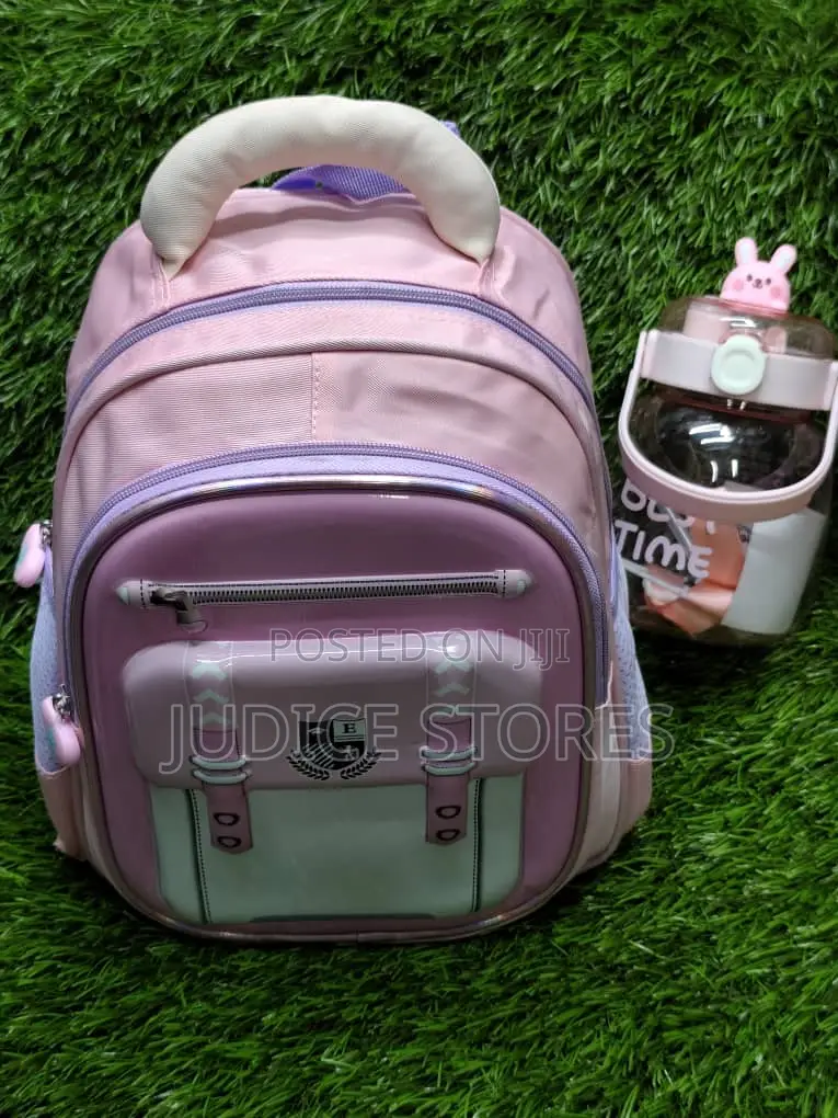 School Bag With Water Bottle