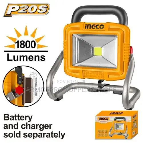 Ingco 20v Cordless Portable Lamp (Model Cwli20258)