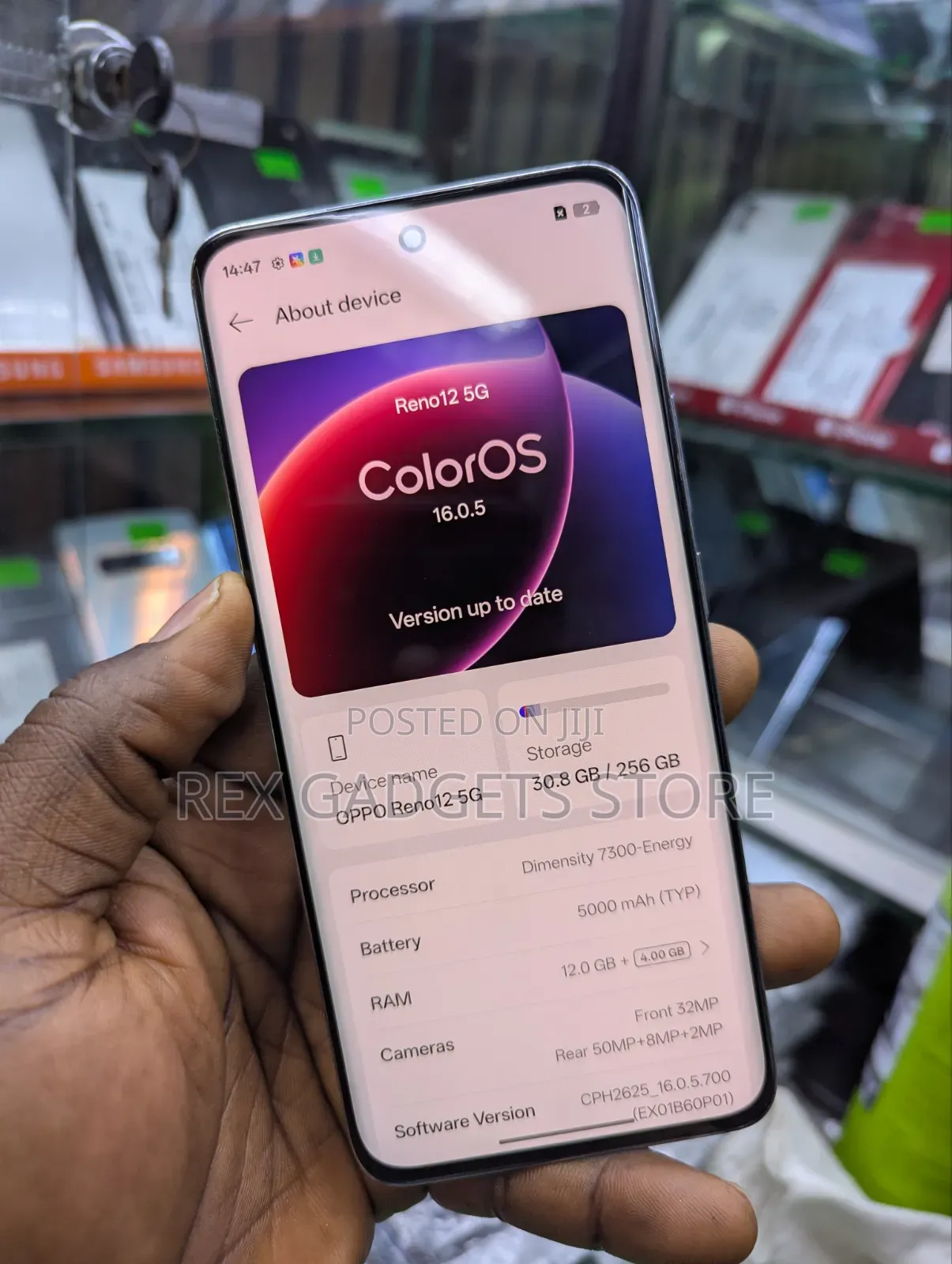 Oppo Reno 12 5G 256 GB Silver