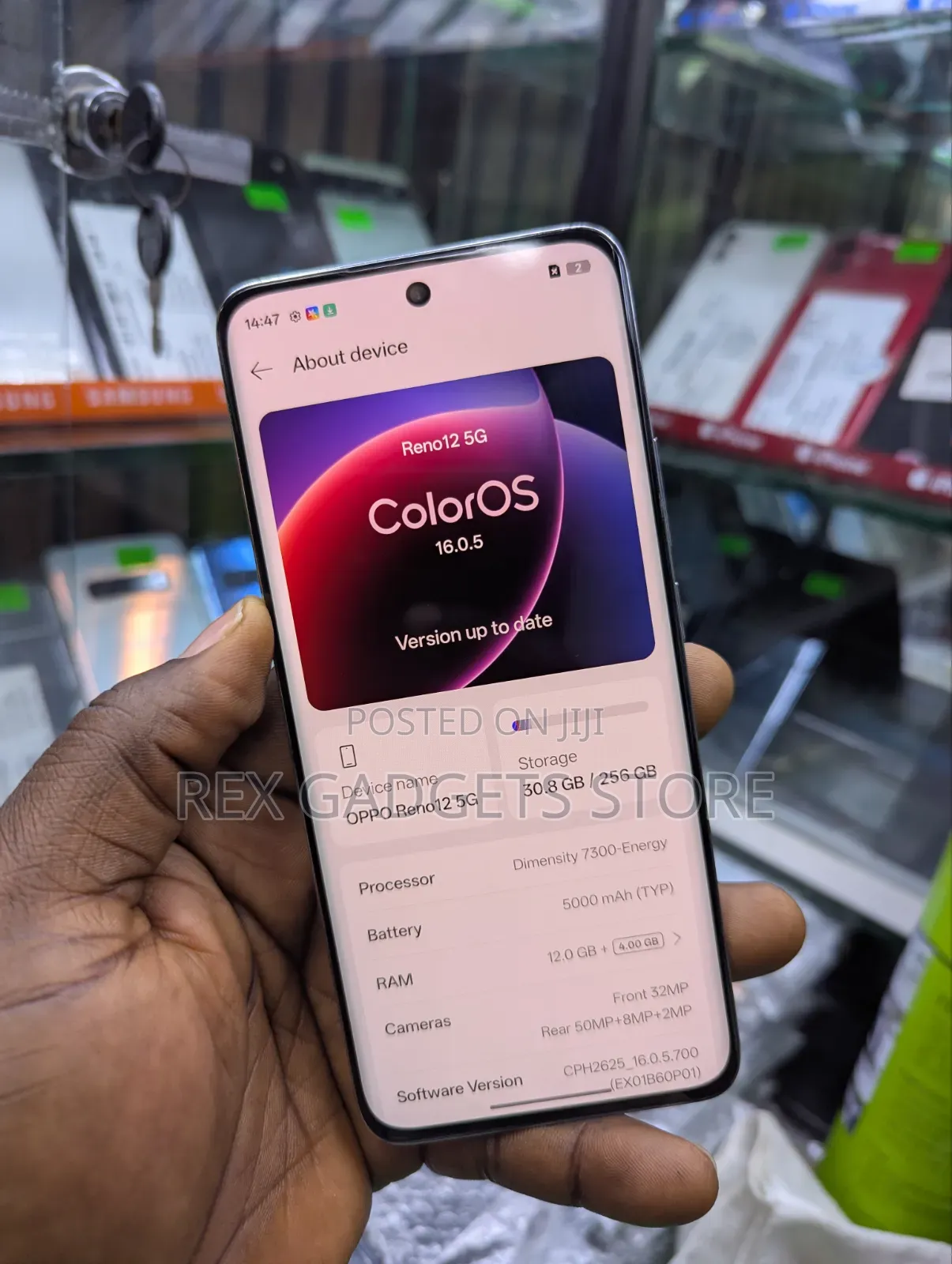 Oppo Reno 12 5G 256 GB Silver