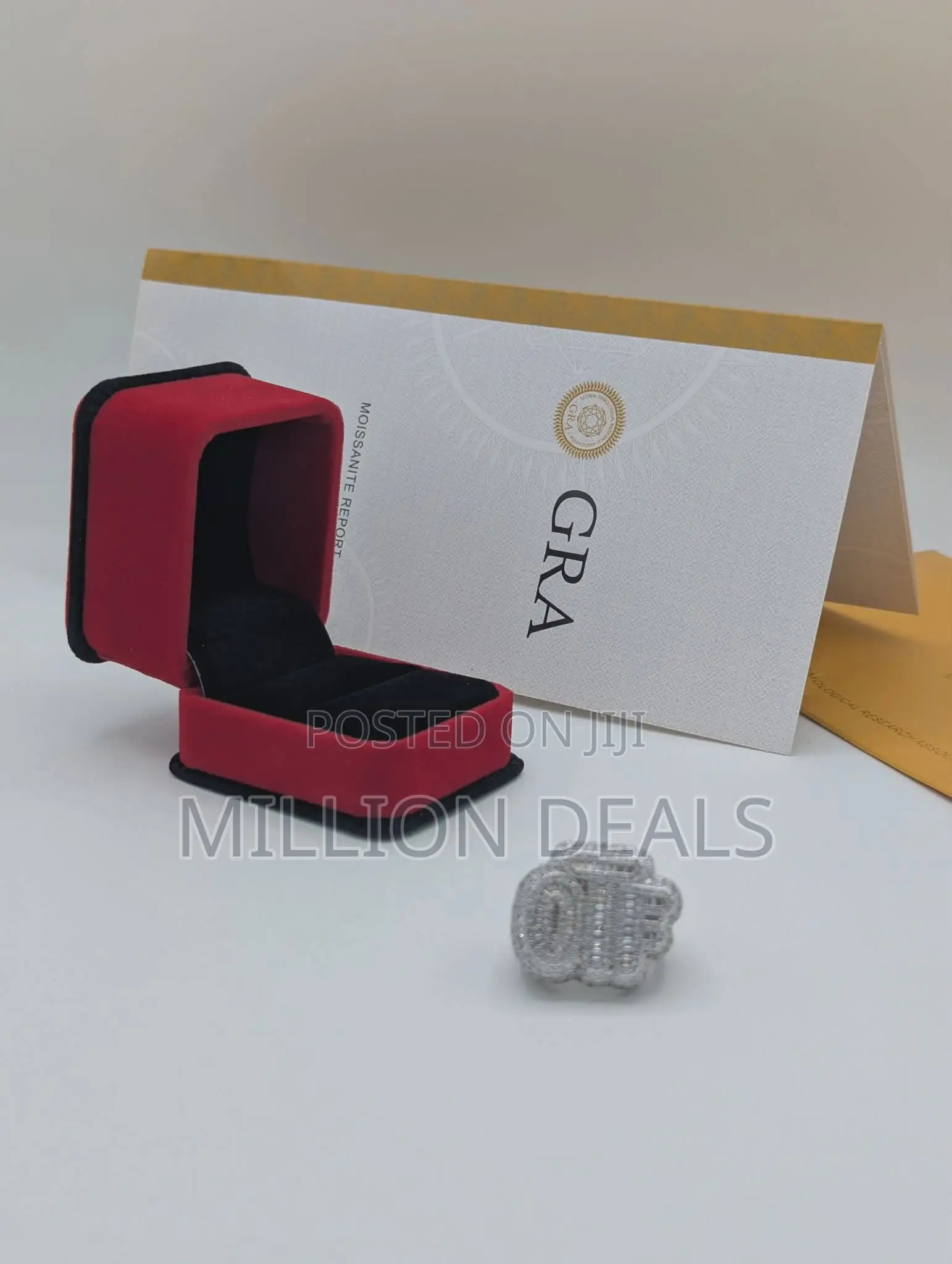 Otf Iced Men's Unique Silver Ring