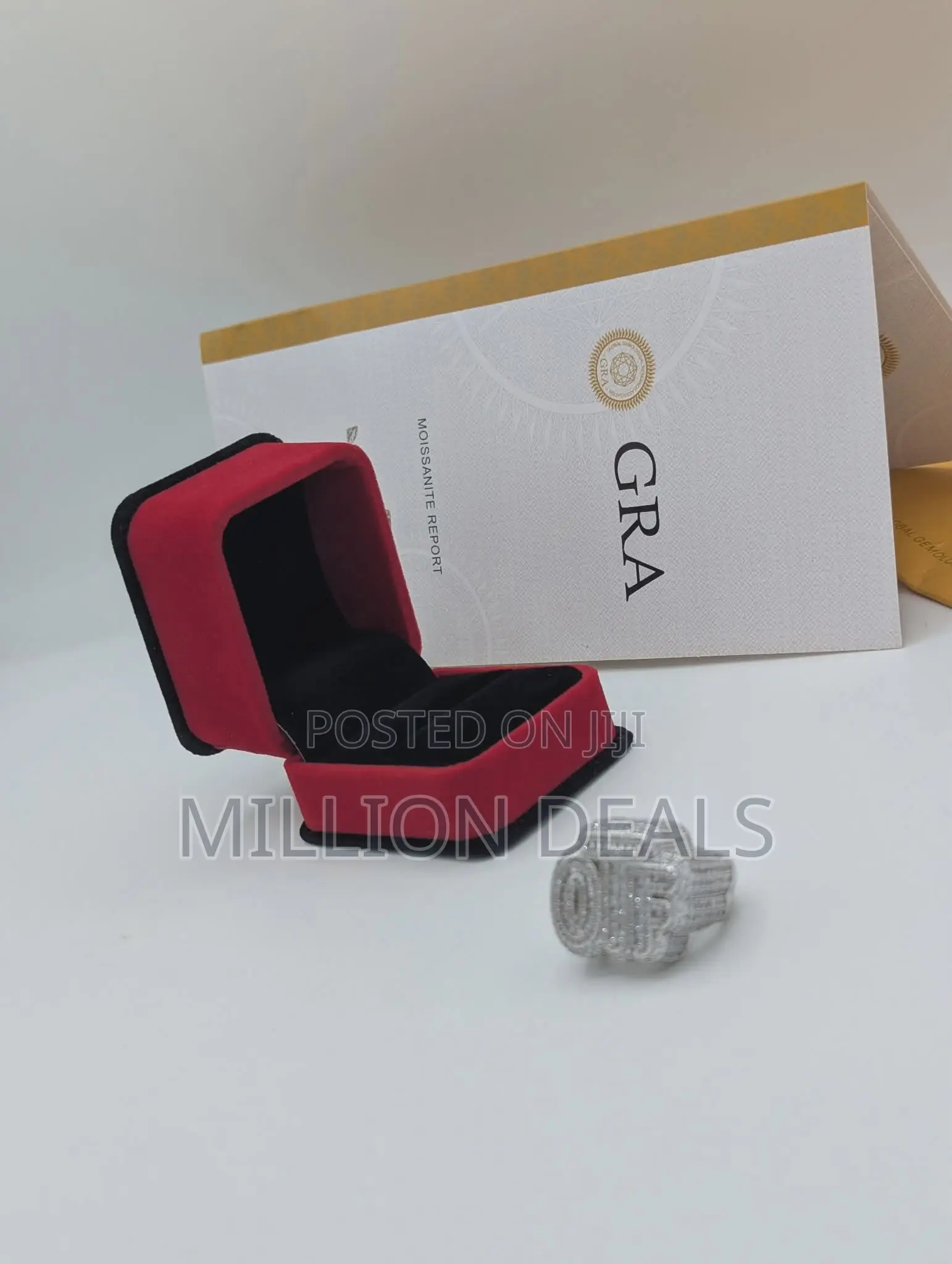 Otf Iced Men's Unique Silver Ring