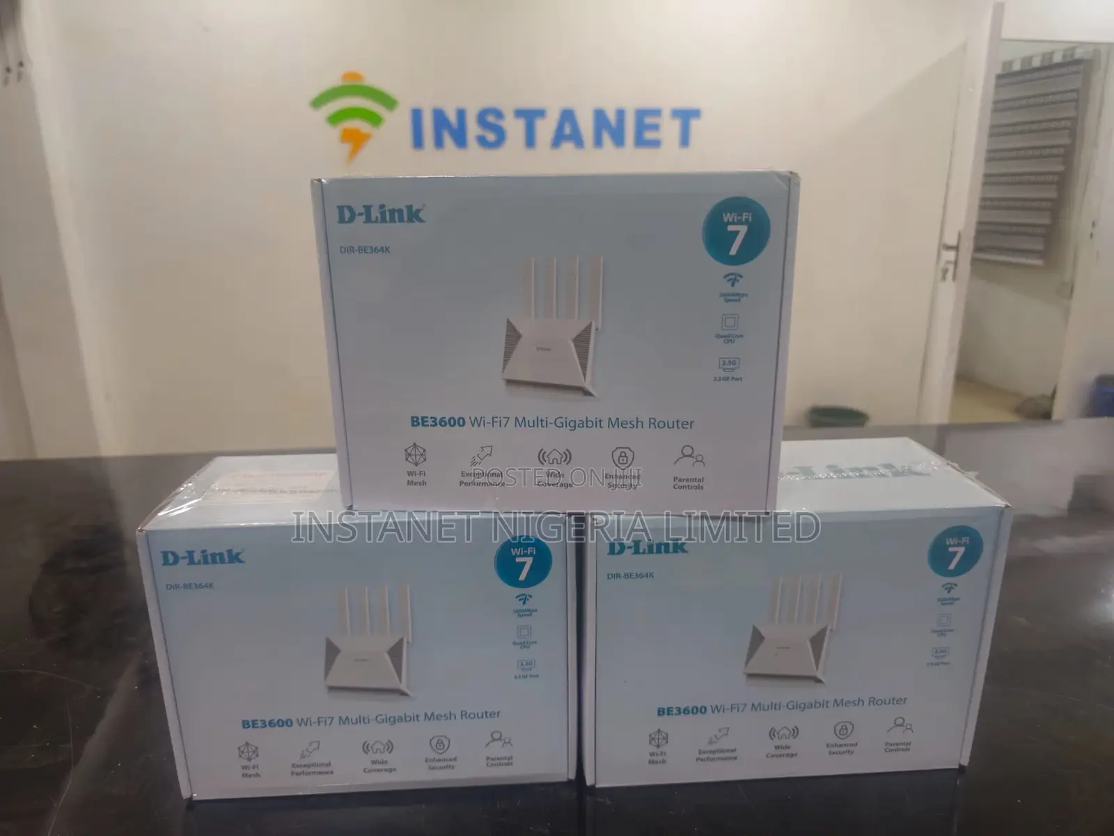 D-Link Dir-Be364k Be3600 Wi-Fi 7 Multi-Gigabit Mesh Router