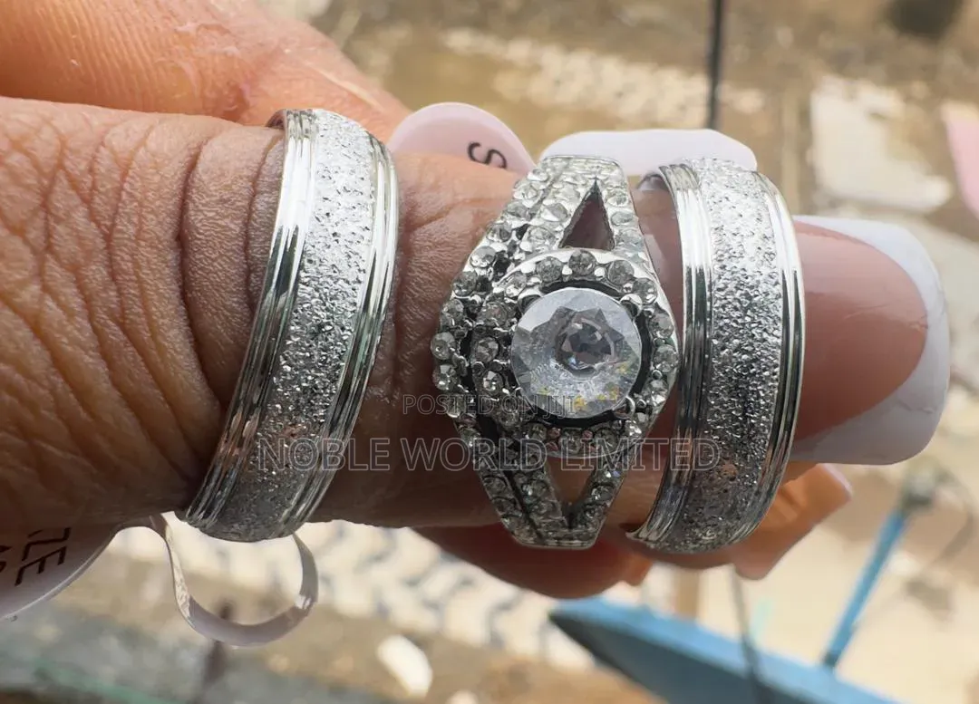 Silver Sophisticated Non Tarnish Steel Rings Og 6