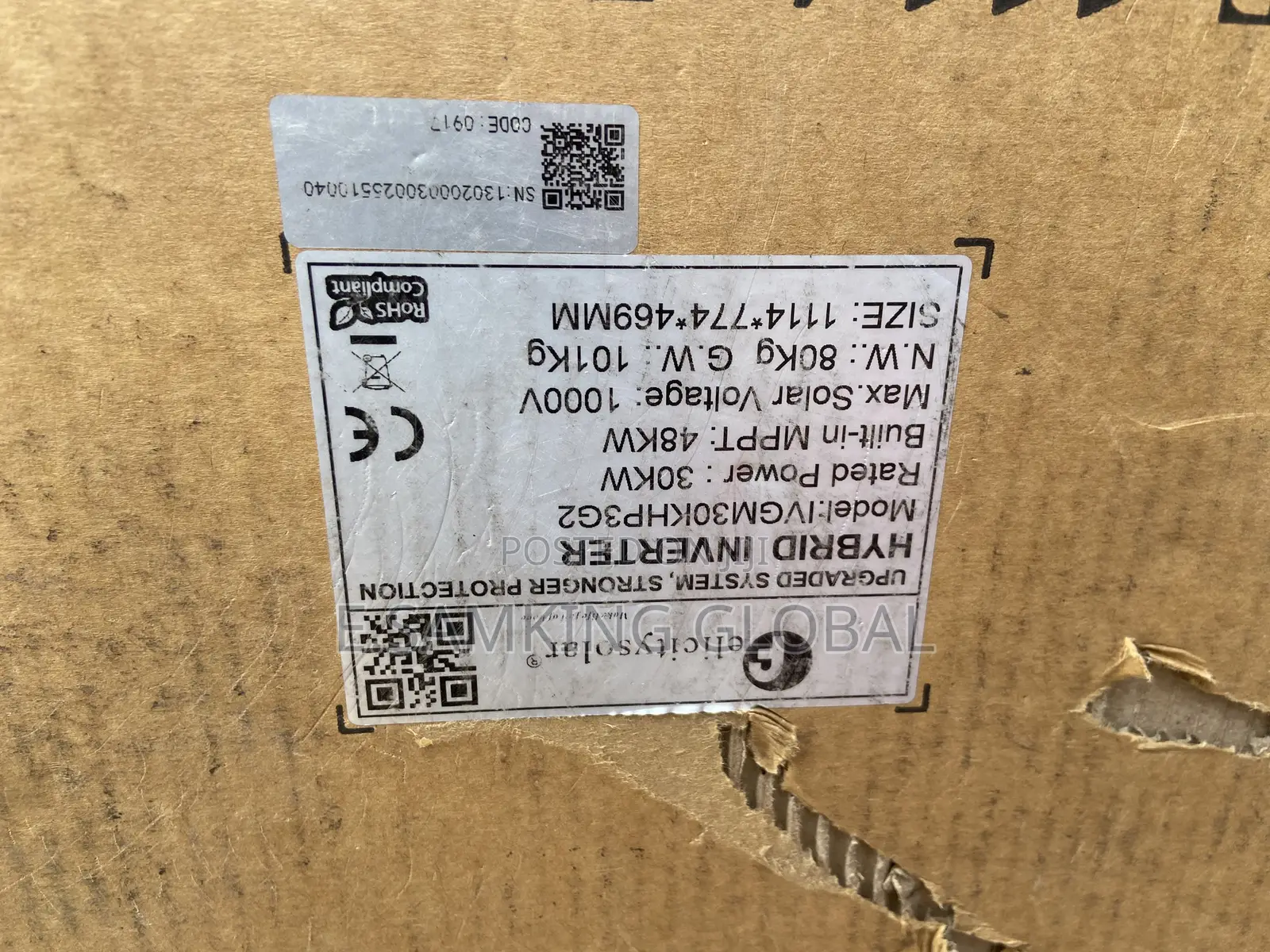30kva Felicity Hybrid Inverter
