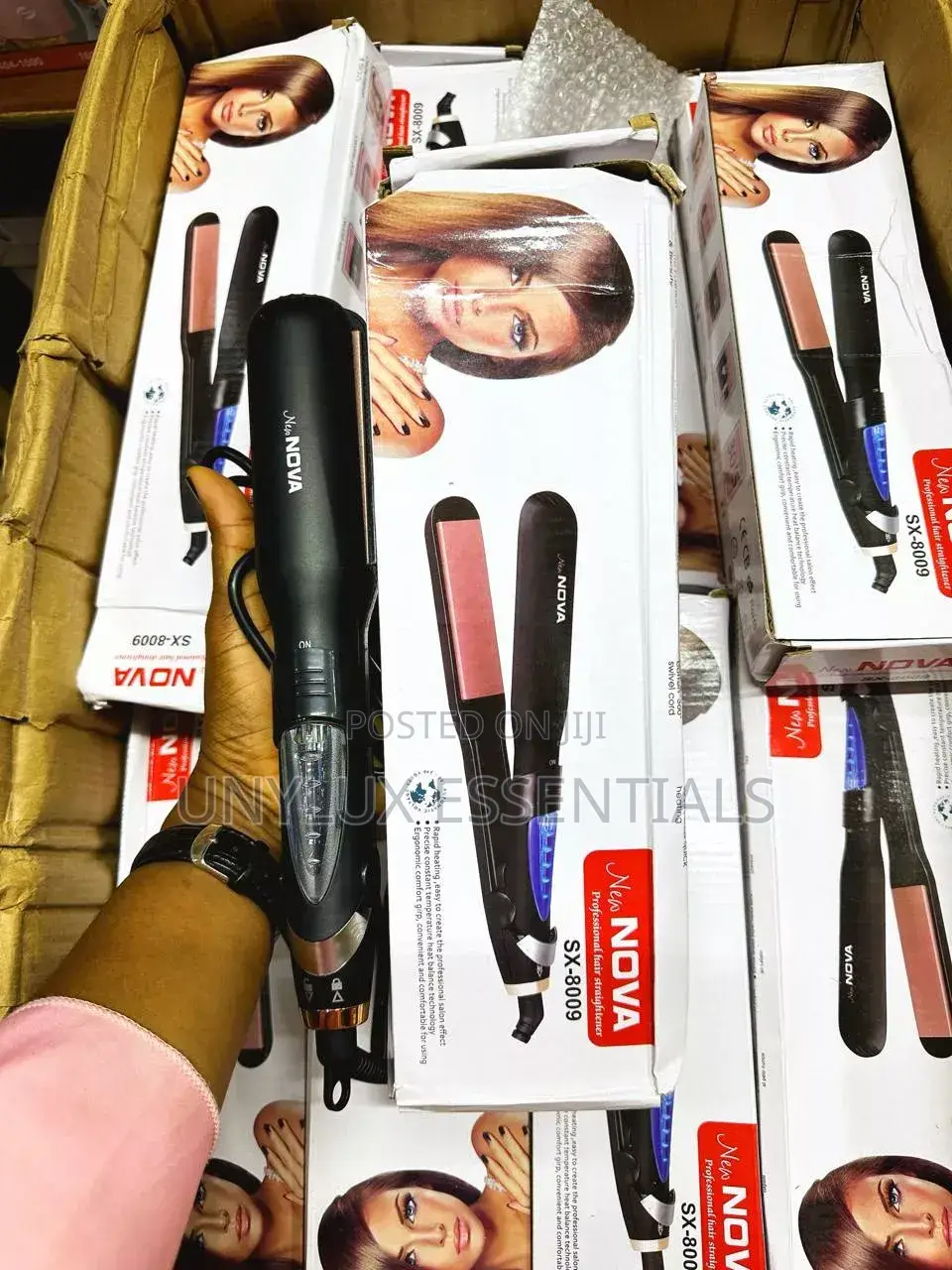 Nova Hair Straightener White Pack