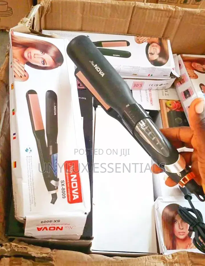 Nova Hair Straightener White Pack