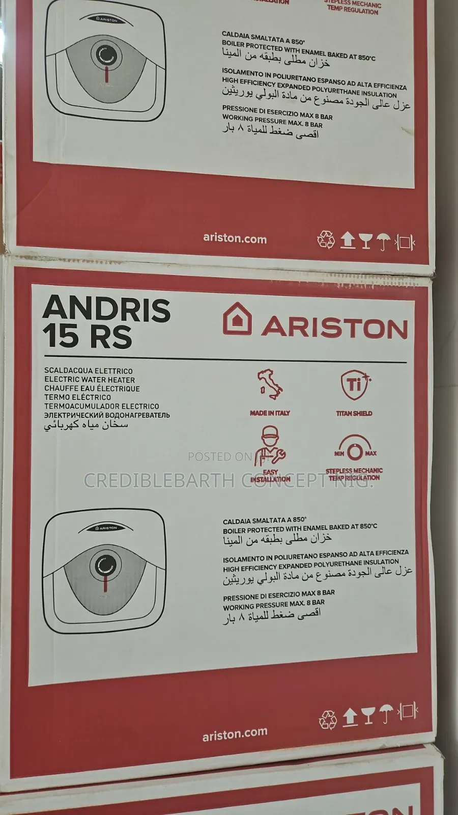 Aristo Italy Water Heater