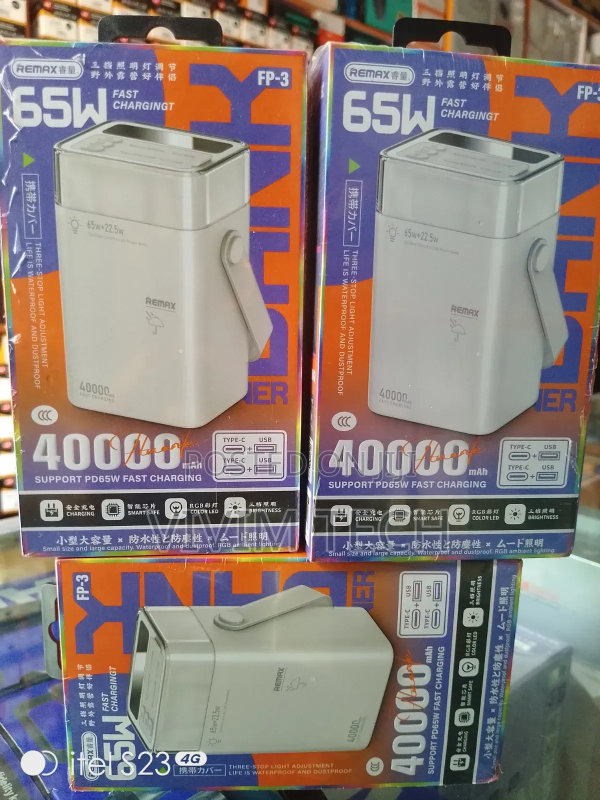 Fp-3 65w 40,000mah Remax Power Bank
