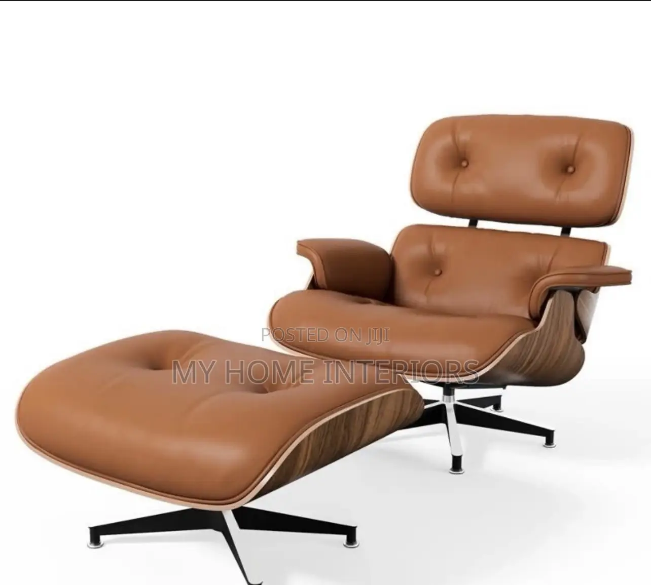 Luxury Swivel Accent Chair With Footrest