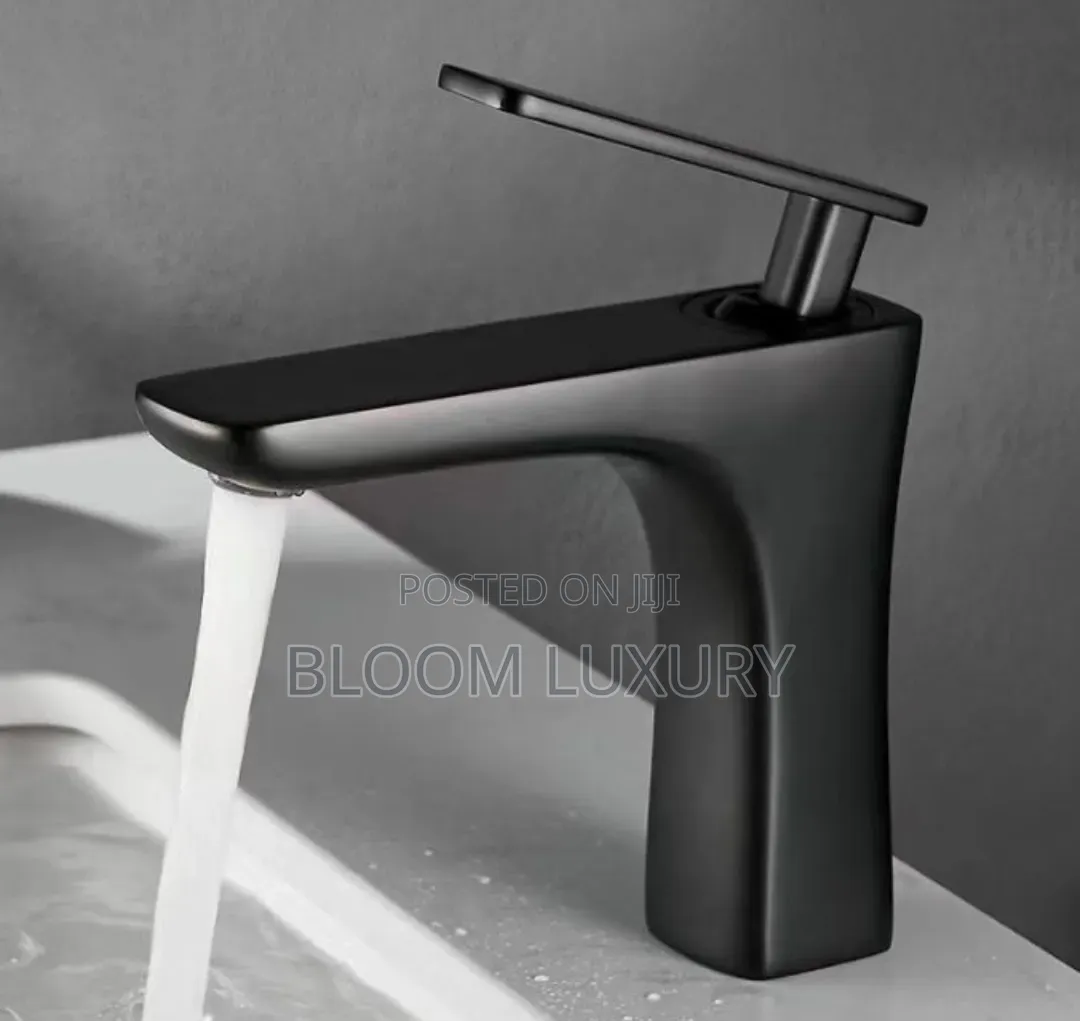 England Quality Matte Black Heavy Duty Basin Mixer Tap