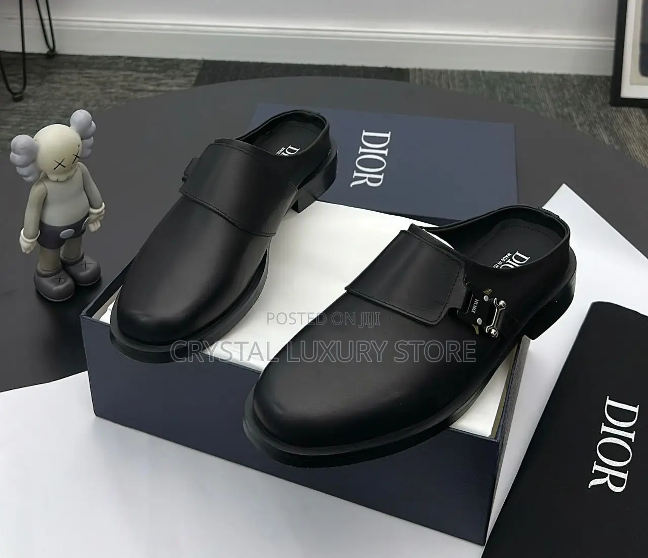 Dior Quality Luxury Men Genuine Leather Half Shoe