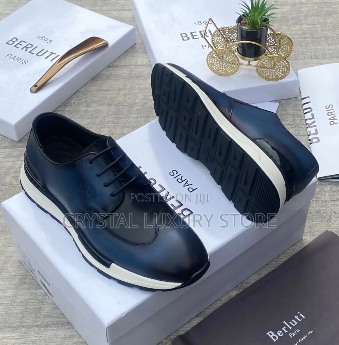 Berluti Quality Luxury Men Genuine Leather Shoe