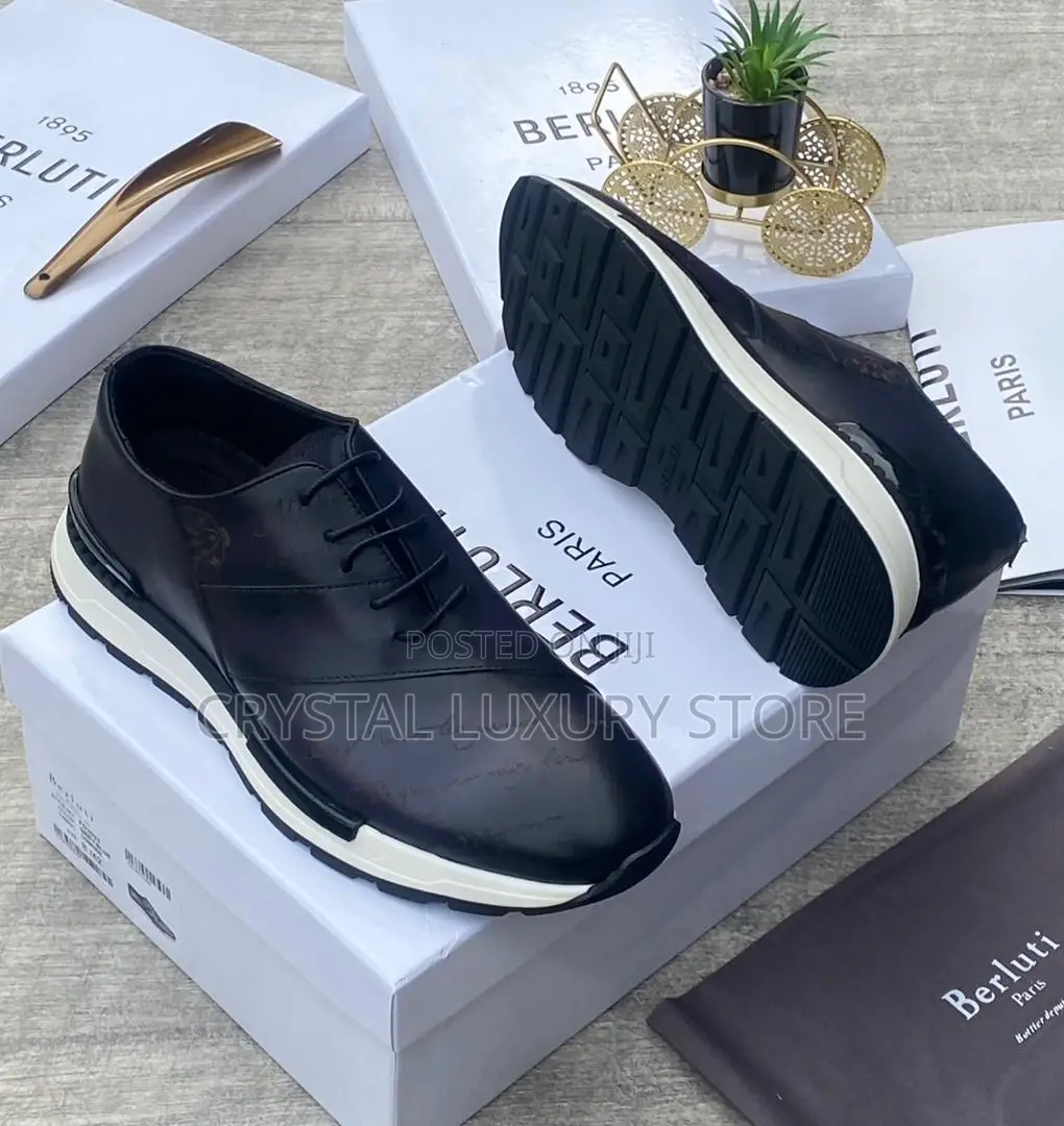 Berluti Quality Luxury Men Genuine Leather Shoe