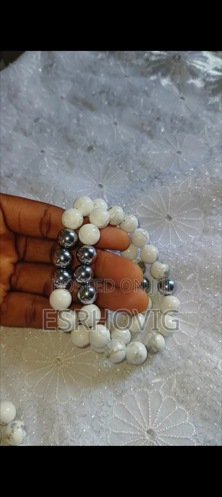 Handmade Howlite Bead
