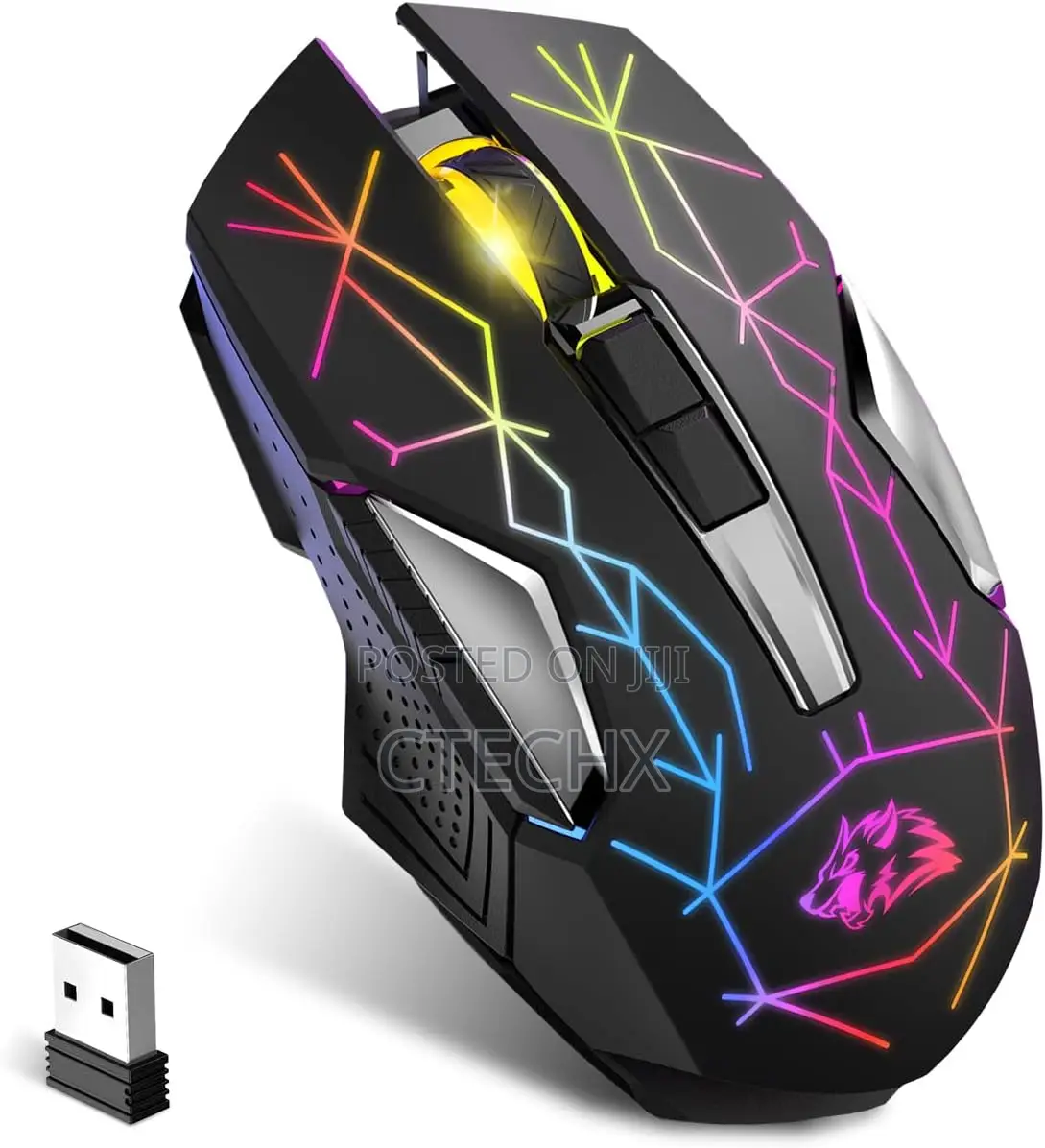 X18 Wireless Gaming Mouse 2.4g, Rechargable-xg502