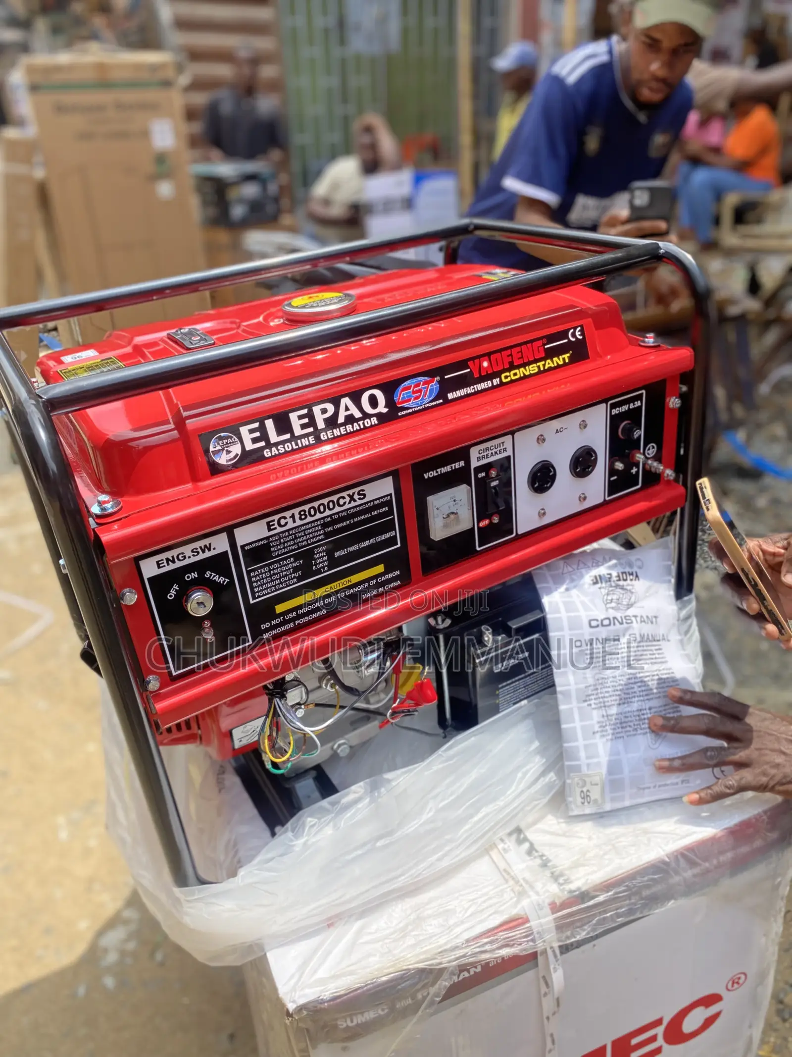 10kva Elepaq Ec18000cxs Petrol Generator With Electric Start