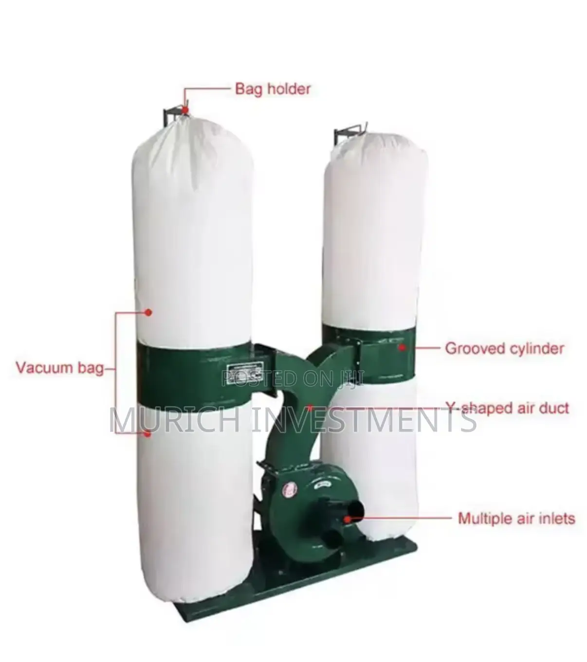4kw Industrial Dust Collector – Woodworking Dust Extractor