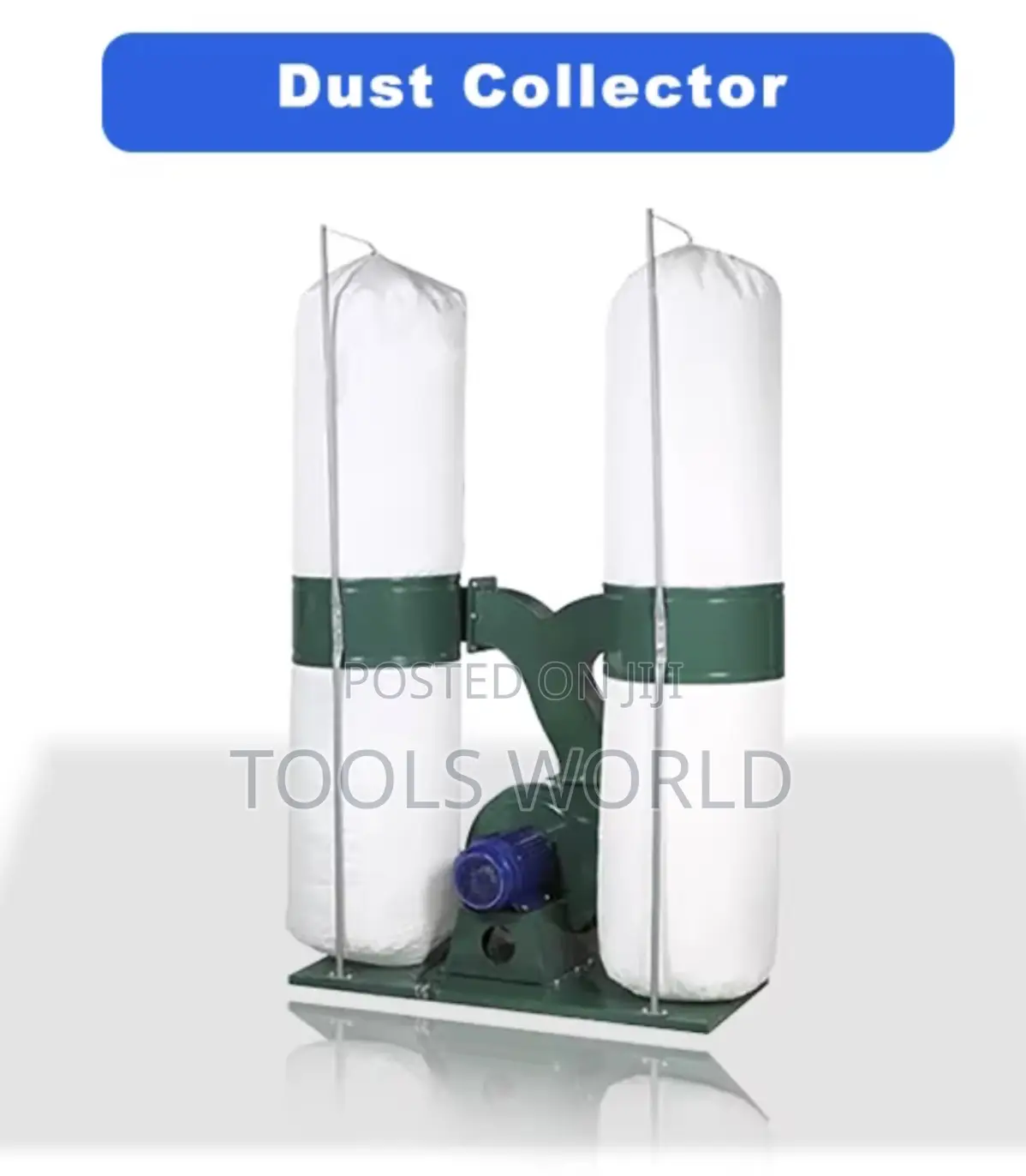 7.5kw Industrial Double Barrel Wood Dust Collector for Workshops
