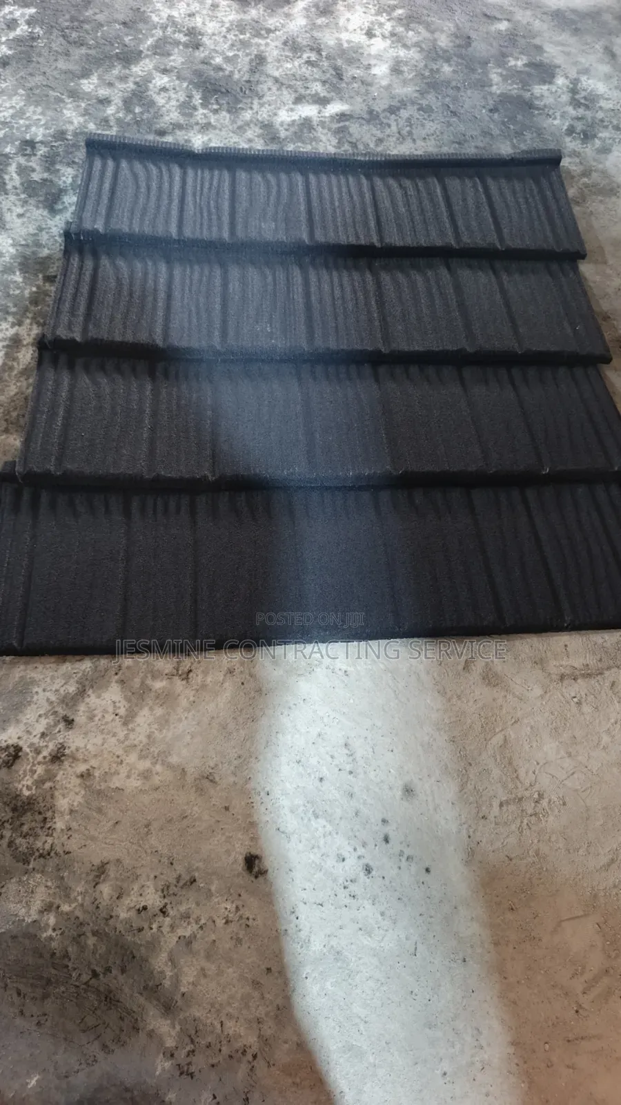 Aluminum Stone Coated Check Step Tile Roofing Sheet MTR
