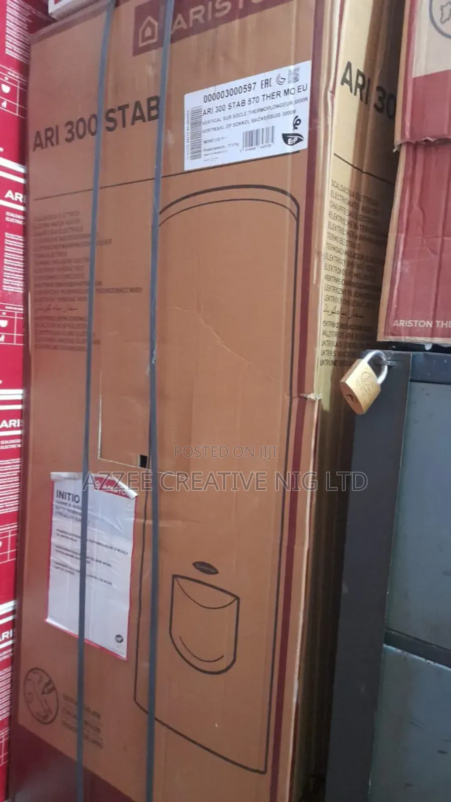 Ariston Water Heater 300lt Italian Made.