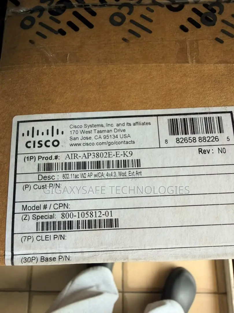 Air-Ap3802e-E-, 4x4:3 Mu-Mimo/802.11ac Wave 2/Mgig Uplink