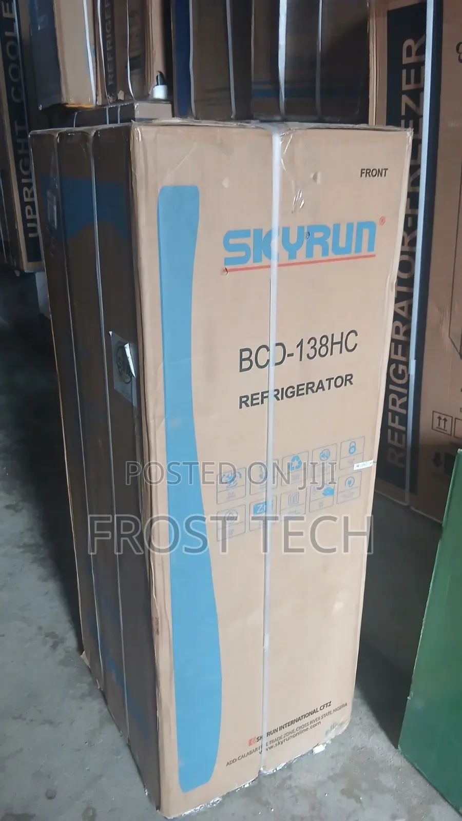 Skyrun Bcd138 Double Door Fridge