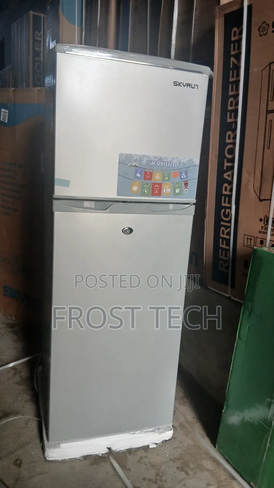Skyrun Bcd138 Double Door Fridge
