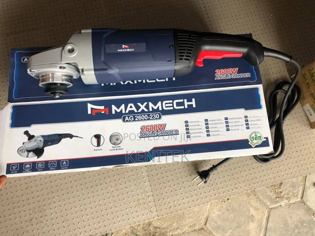 Maxmech Ag 2600-230 Angle Grinder (2600w)