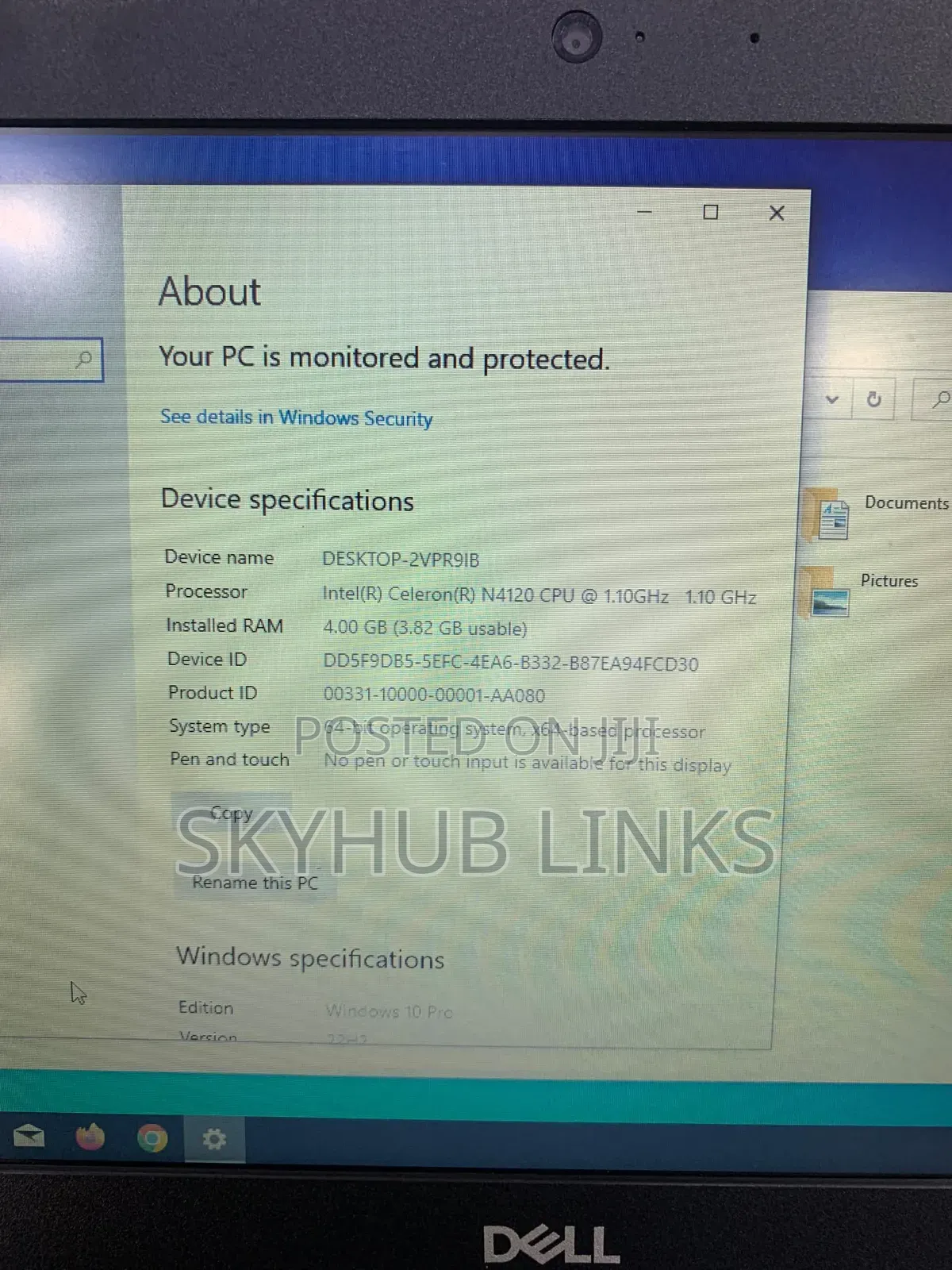 Laptop Dell Latitude 11 3190 4GB Intel Celeron SSD 60GB