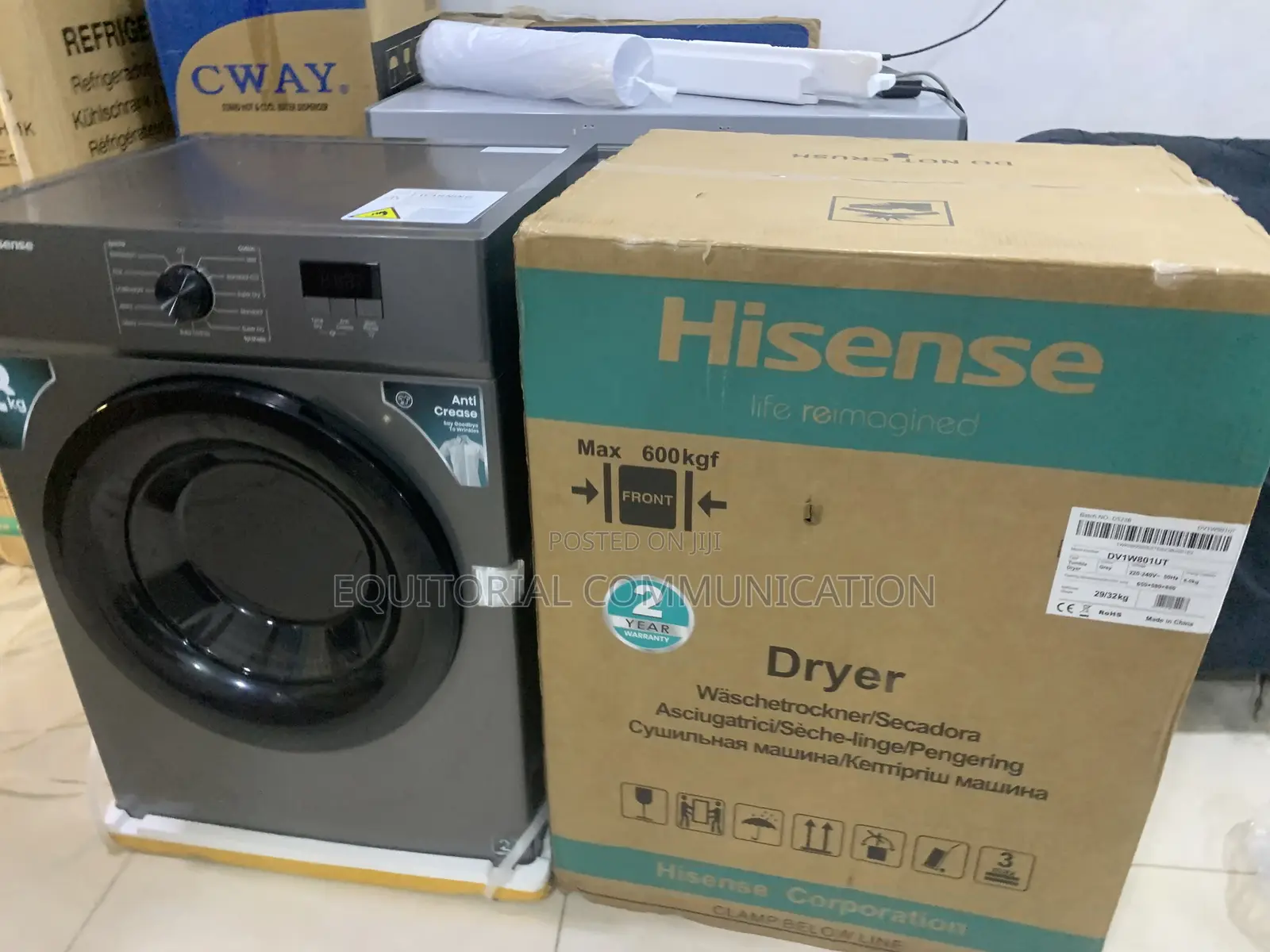 Hisense Dv1w801ut 8kg Front Load Dryer
