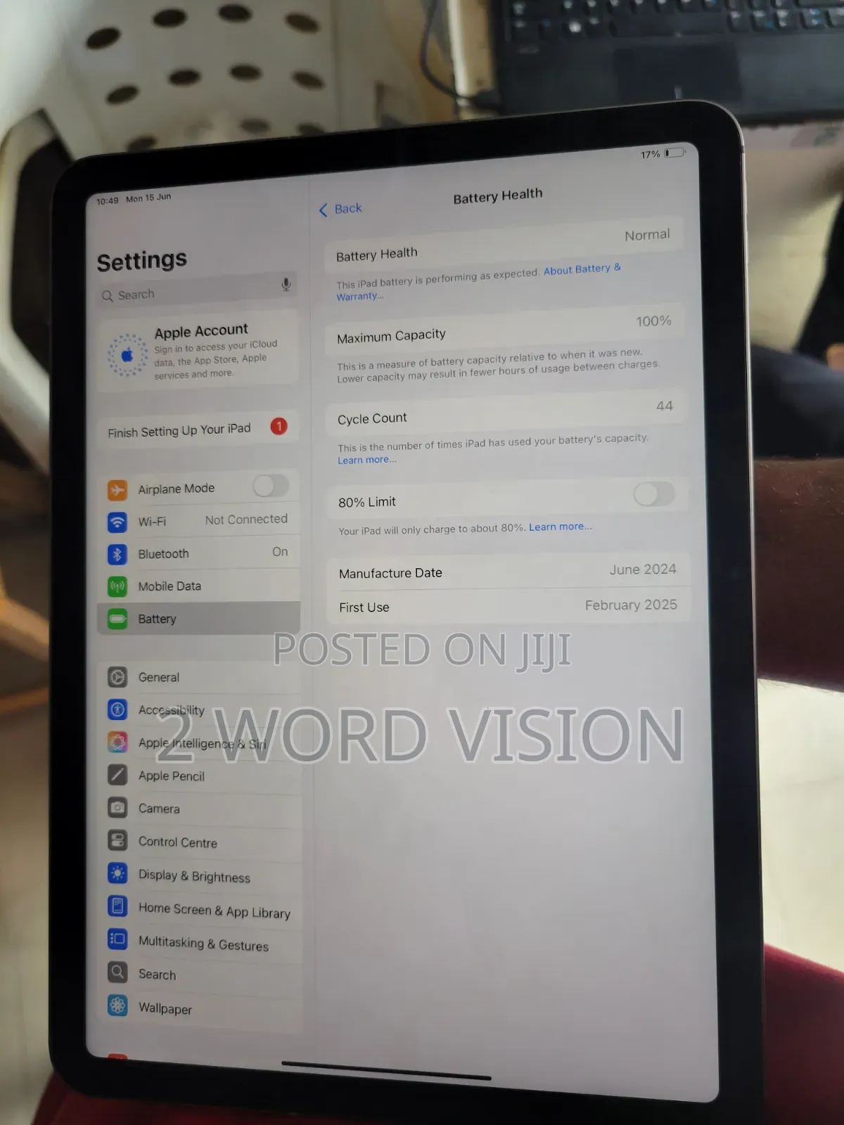 Apple iPad Air 11 (2024) 128 GB Gray