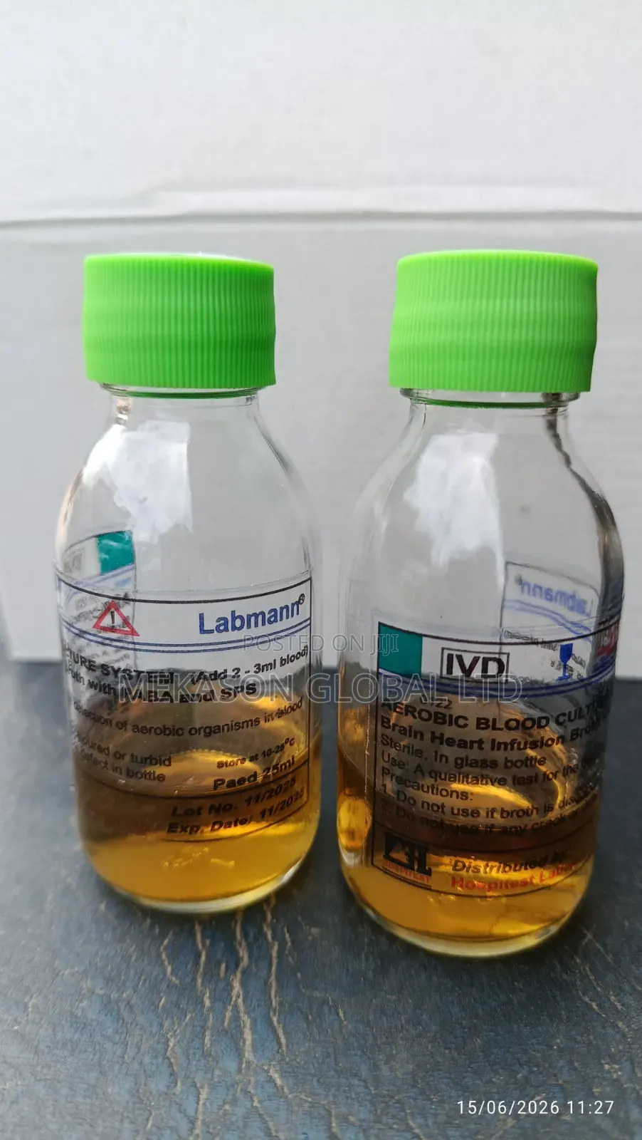 Aerobic Blood Culture Bottle Labmann