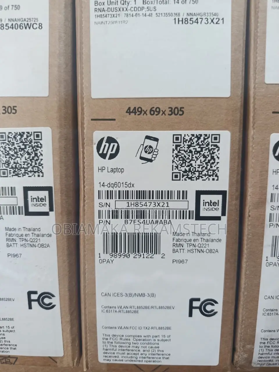 New Laptop HP 14-dq1025cl 4GB SSD 128GB
