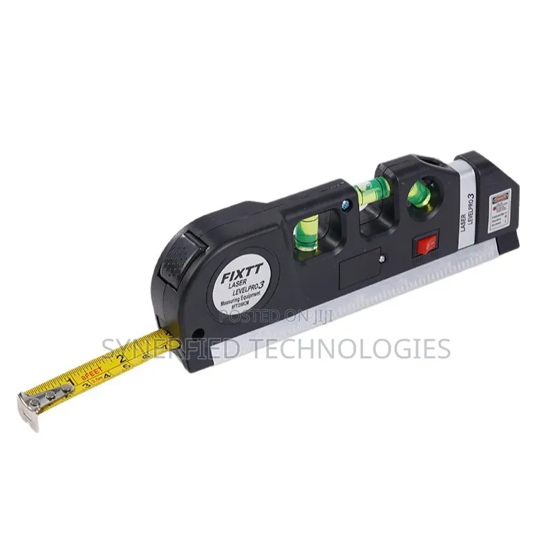 Fixit Laser Level Pro 3 + Tape Measure Laser Line + Tripod Stand
