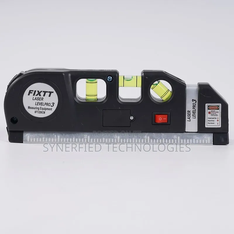 Fixit Laser Level Pro 3 + Tape Measure Laser Line + Tripod Stand