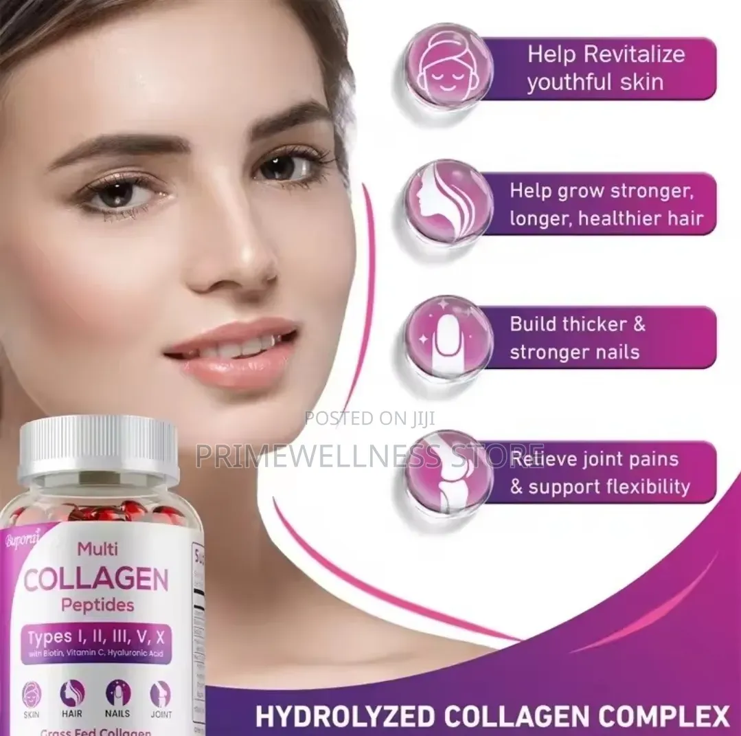 Multi Collagen Peptides (Grass Fed Collagen) 120 Soft Gel