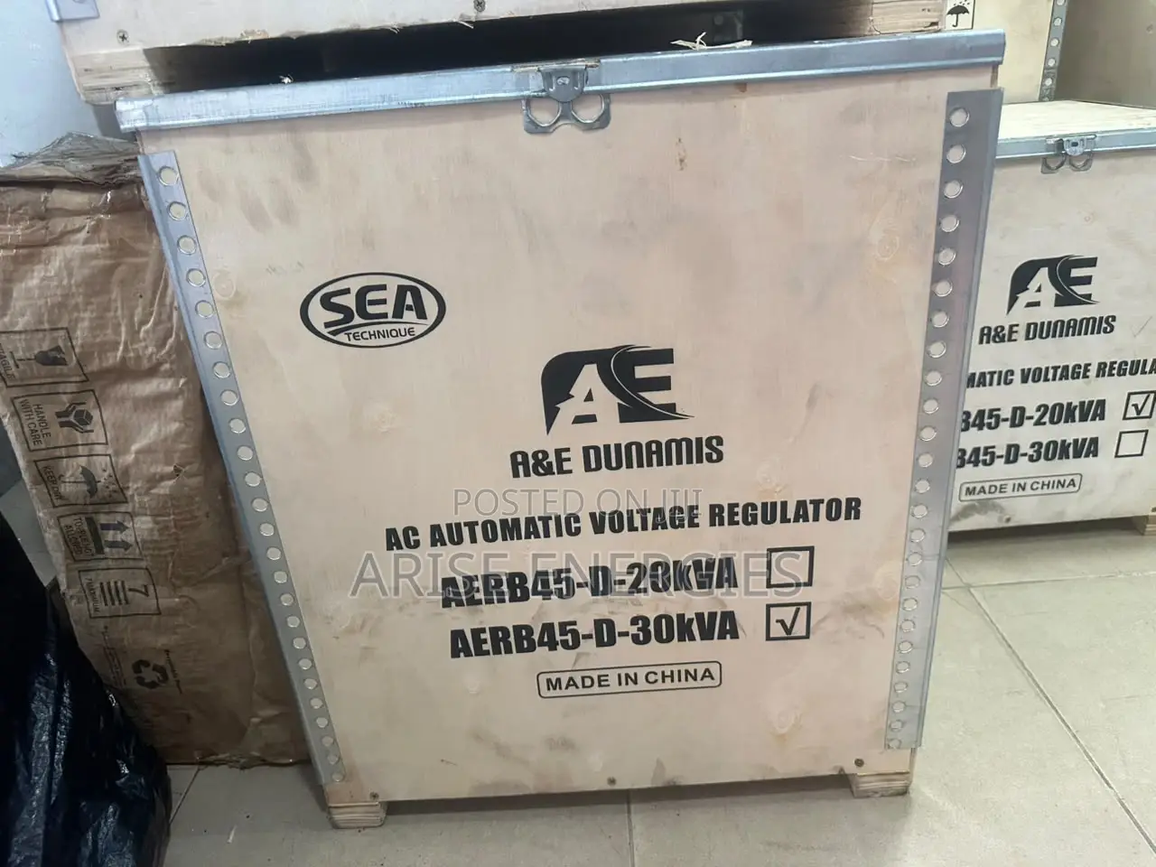 A E Dunamis 30kva Relay Voltage Stabilizer (45v-260v)