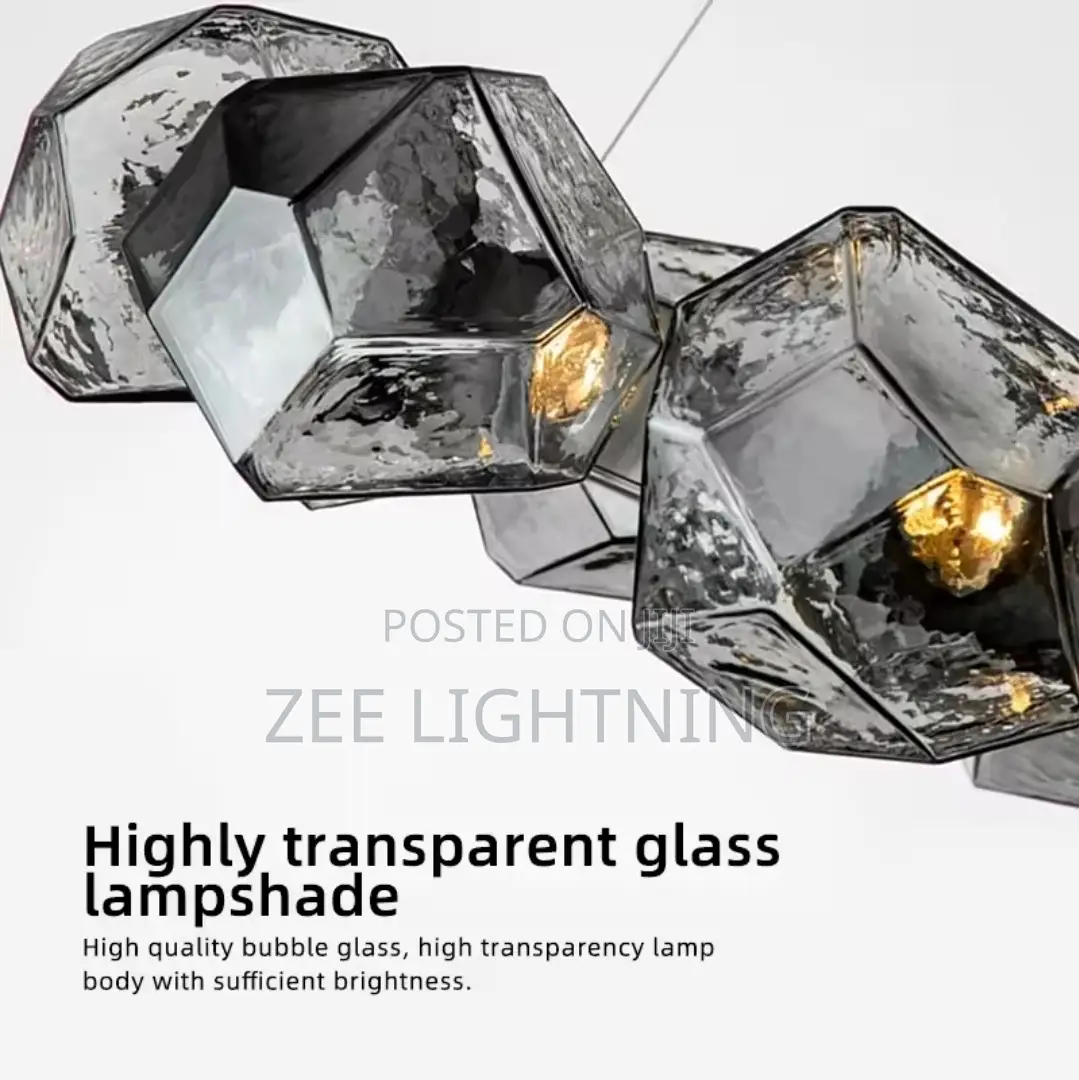 Transparent Glass Chandelier (Size 800mm)